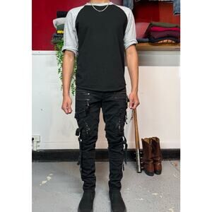 y2k Smuggler Moon tatical emo pants cargo pants